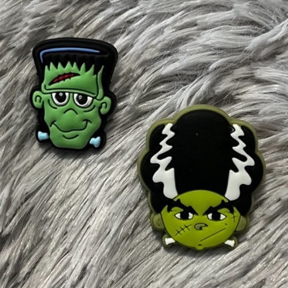Frankenstein Croc Charm Set 6$